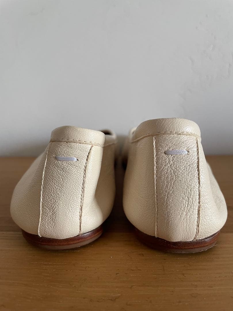 訳あり品Maison Margiela タビ バレエシューズ ホワイト