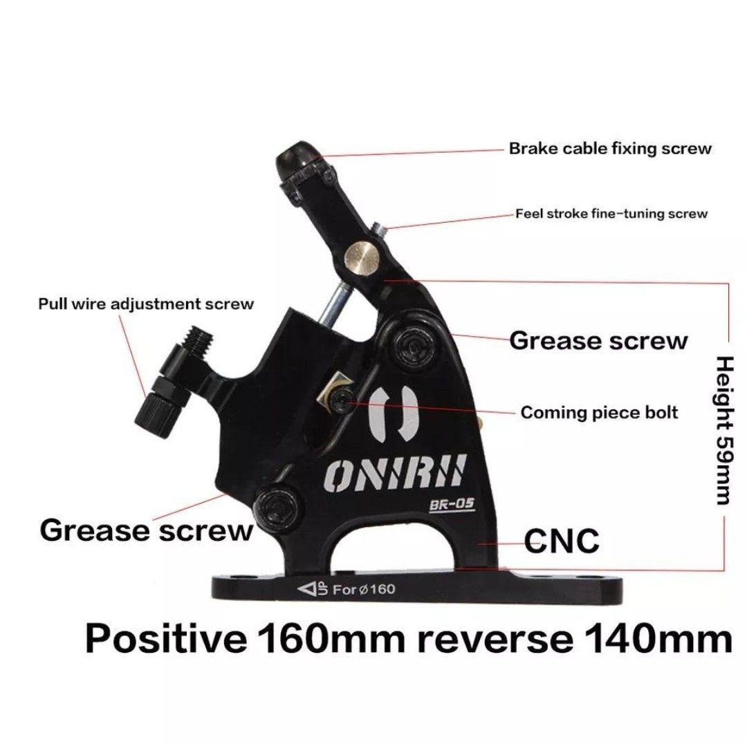 最上級ONIRII機械式油圧ディスクブレーキキット★従来品1.2倍★機械式⇛油圧