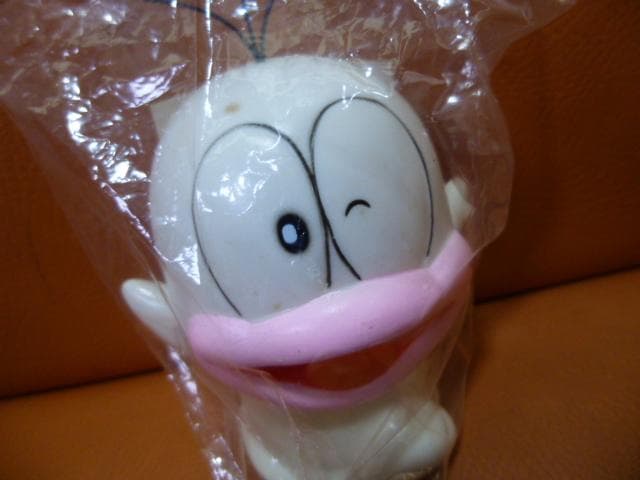 住友銀行 貯金箱 　オバケのQ太郎 　藤子不二雄 　ソフビ 　非売品　ジャンク