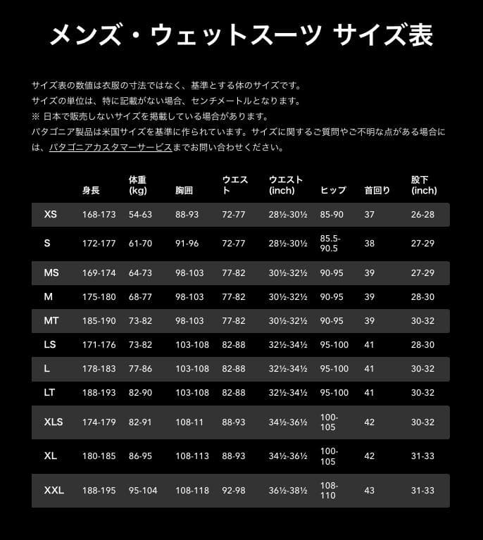 Patagonia Men's R2 Yulex/Nexkin フルスーツ MT