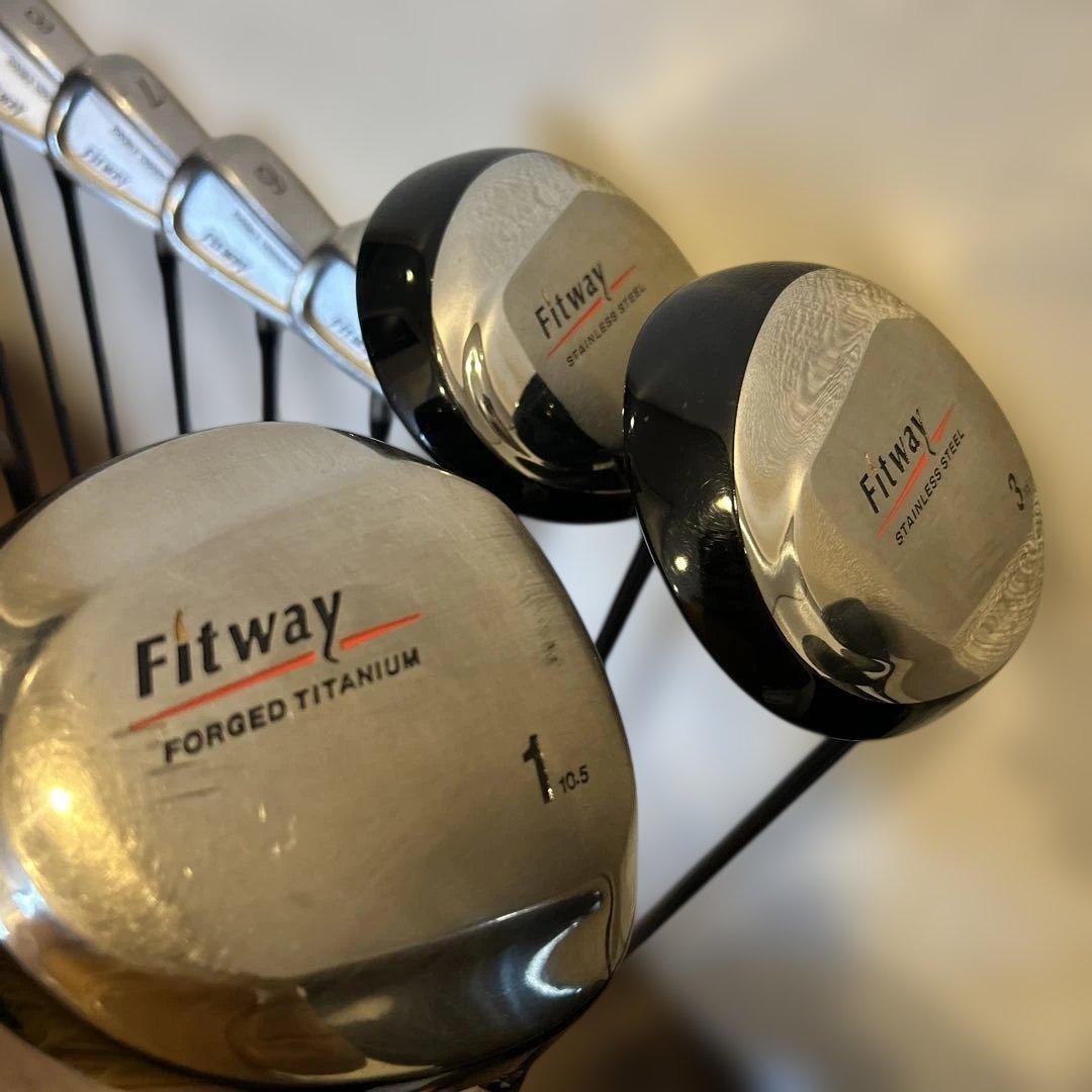 初心者おすすめセット　FitWay メンズ R １２本　右利き　ゴルフセット