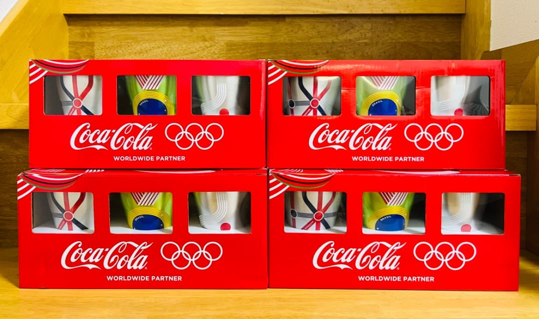 【新品・未使用】10箱　コカコーラオリジナル　オリンピック記念タンブラー非売品