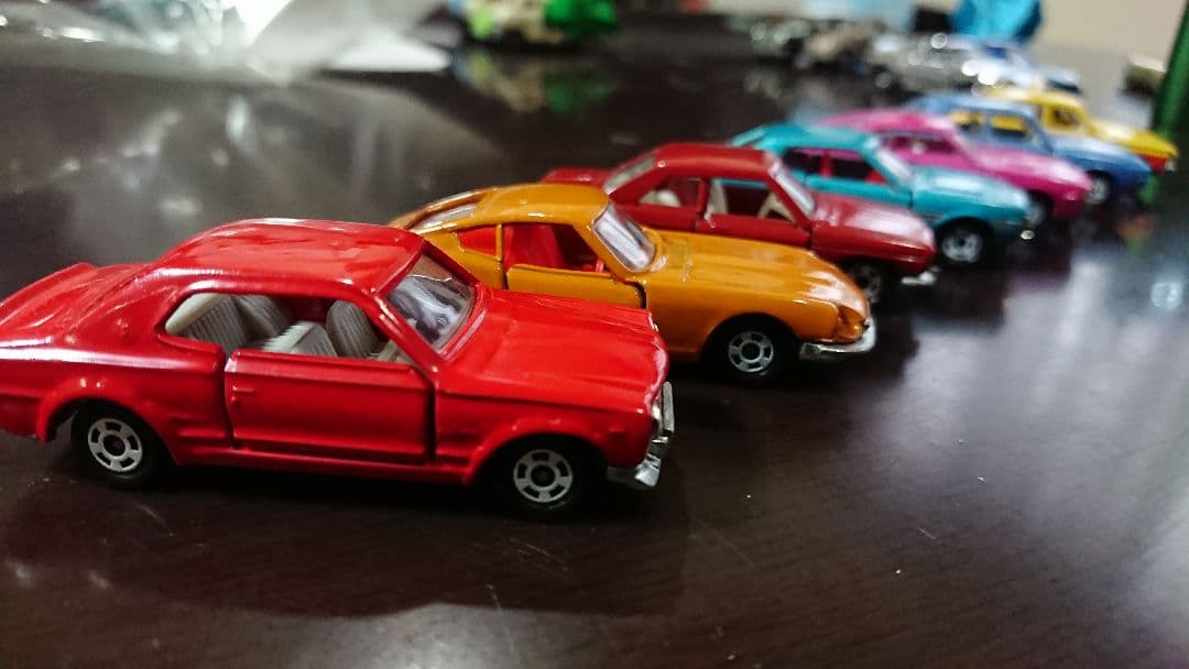 美品のトミカ 復刻版7台セットミニカーセリカブルーバードSSS昭和レトロ名車