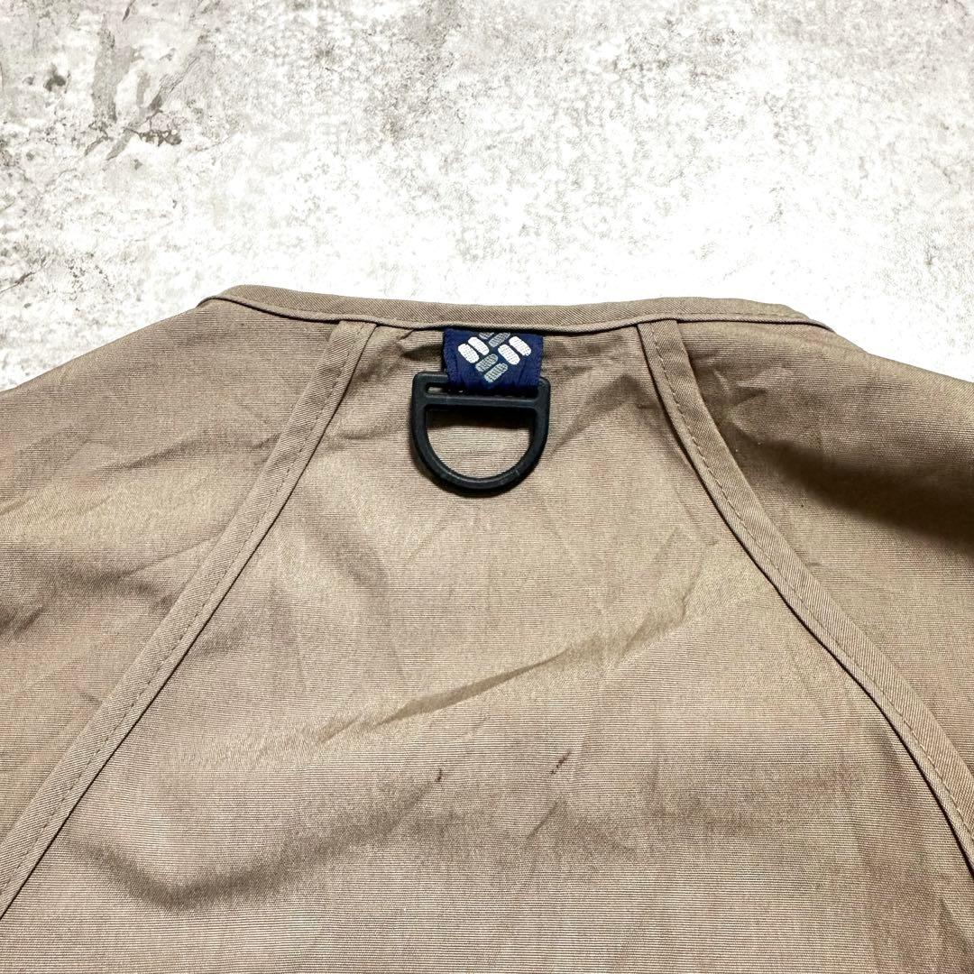 90's Columbia コロンビア フィッシングベスト 釣り 紺タグ