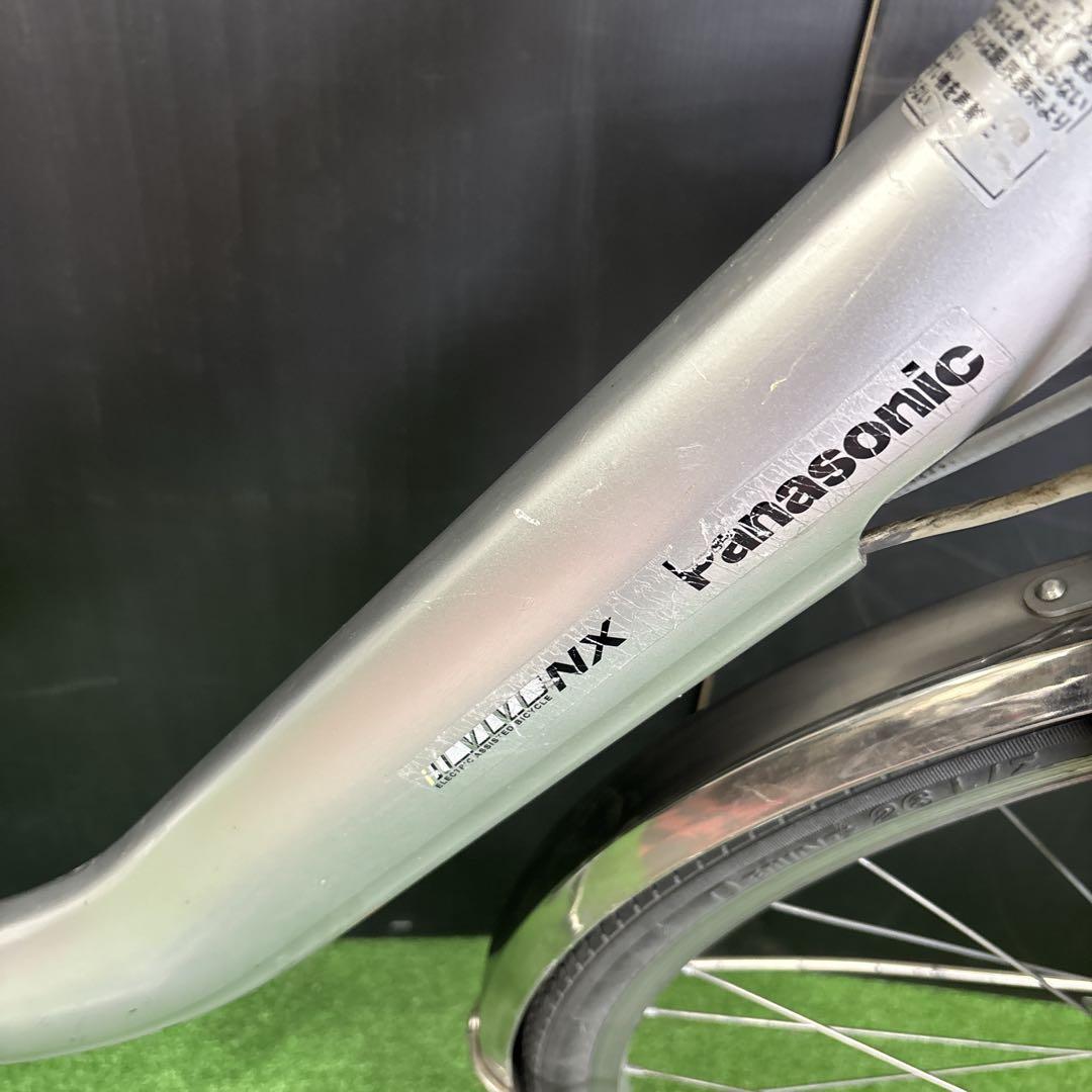電動自転車 Panasonic Lithium vivi NX シルバー　63★