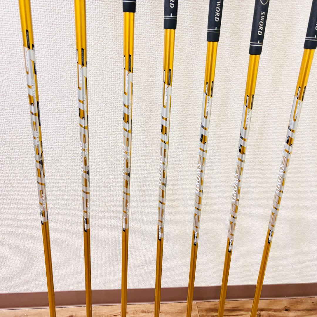 豪華7本✨カタナゴルフ SWORD ATC589-α スピーダー SR アイアン
