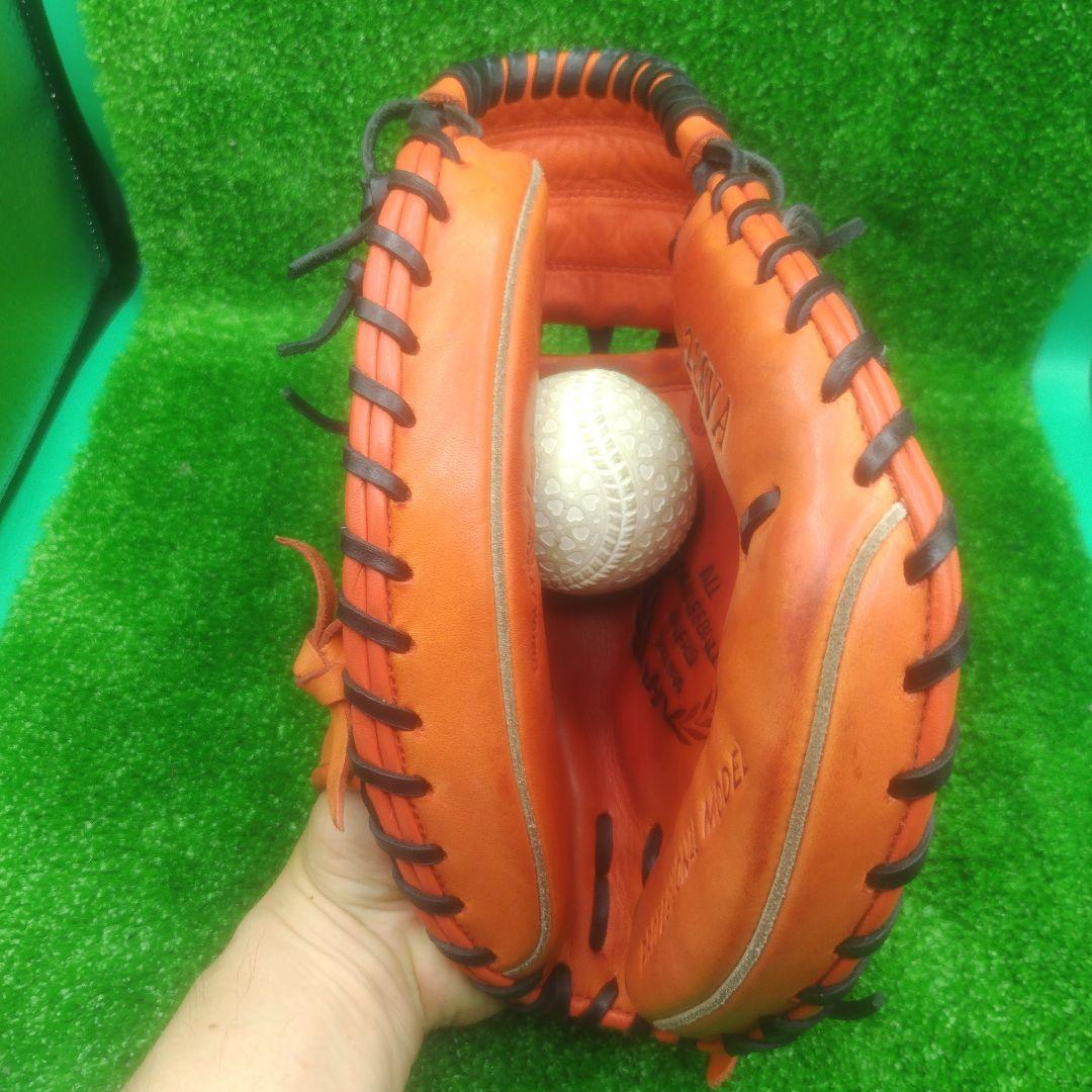 野球　一般軟式　キャッチャーミット　ハタケヤマ