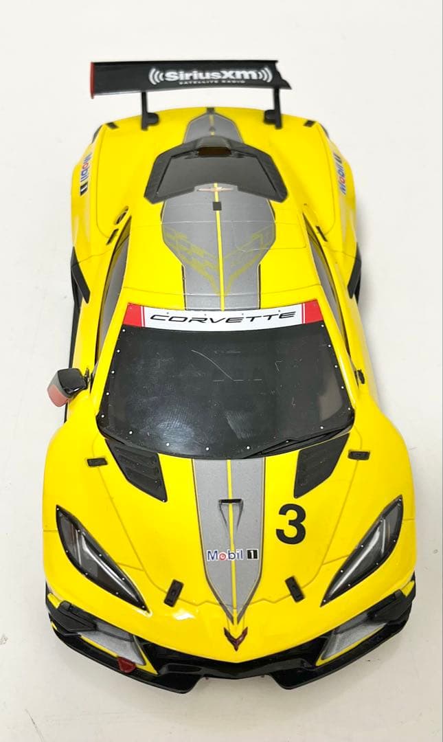 京商　シボレー コルベット C8.R イエロー シャーシ セット ミニッツ