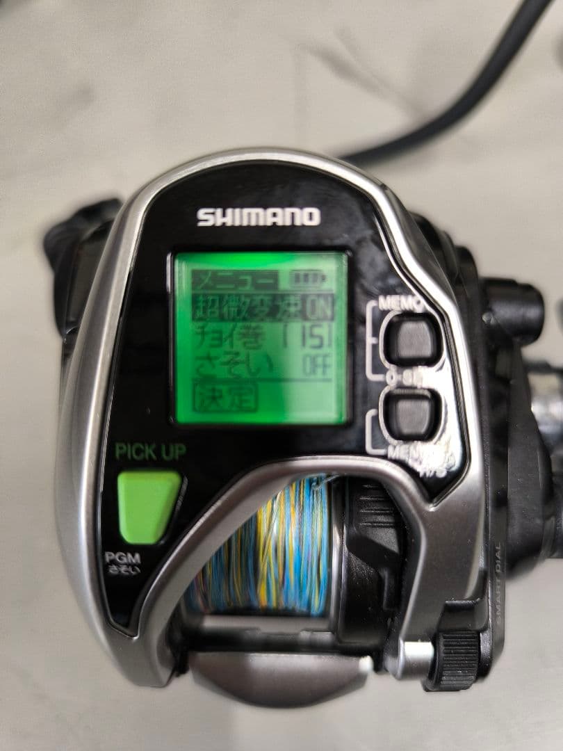 【シマノ】15フォースマスター 800 使用距離0.5km 使用5.0時間