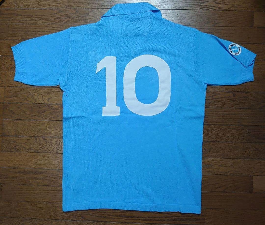 87/88 ナポリ ホーム 半袖 10 マラドーナ 復刻ユニフォーム