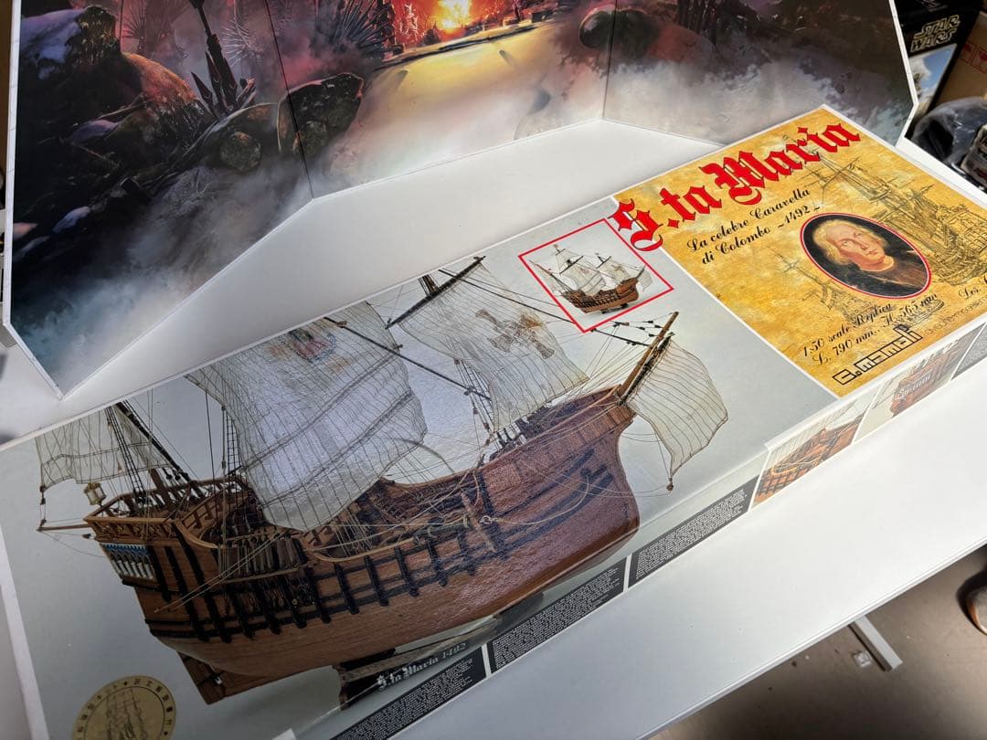 Santa Maria 1/50スケール 船模型