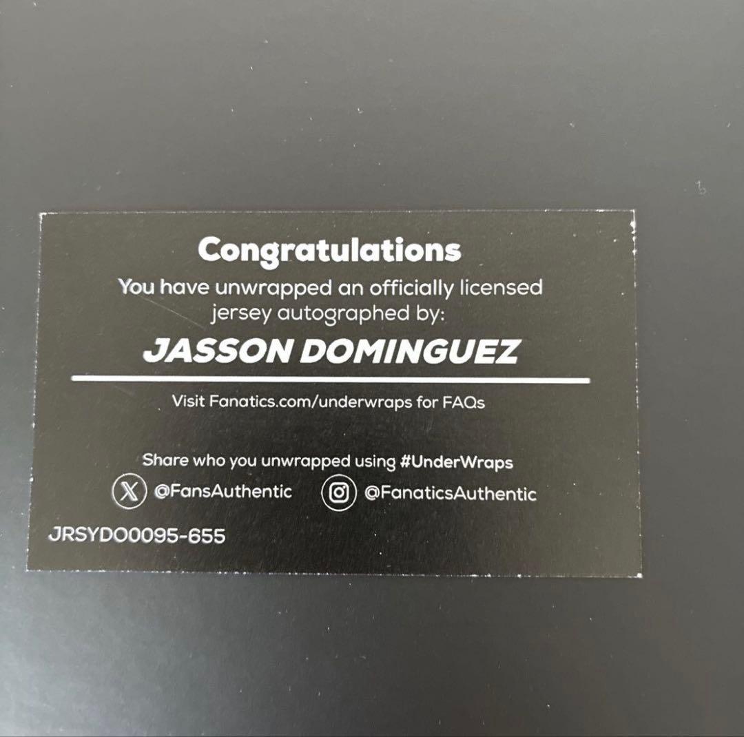 応援グッズ Fanatics UNDER WRAPS JASSON DOMINGUEZ