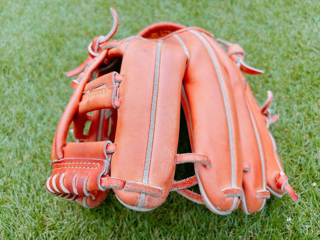 Mizuno Pro ミズプロ 野球用グローブ 硬式用 オレンジ