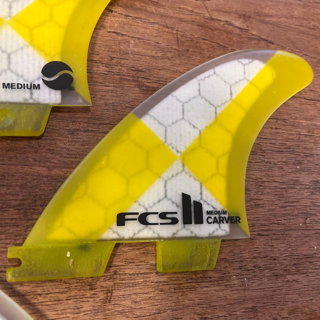 FCS II CARVER サーフボードフィン 3枚セット
