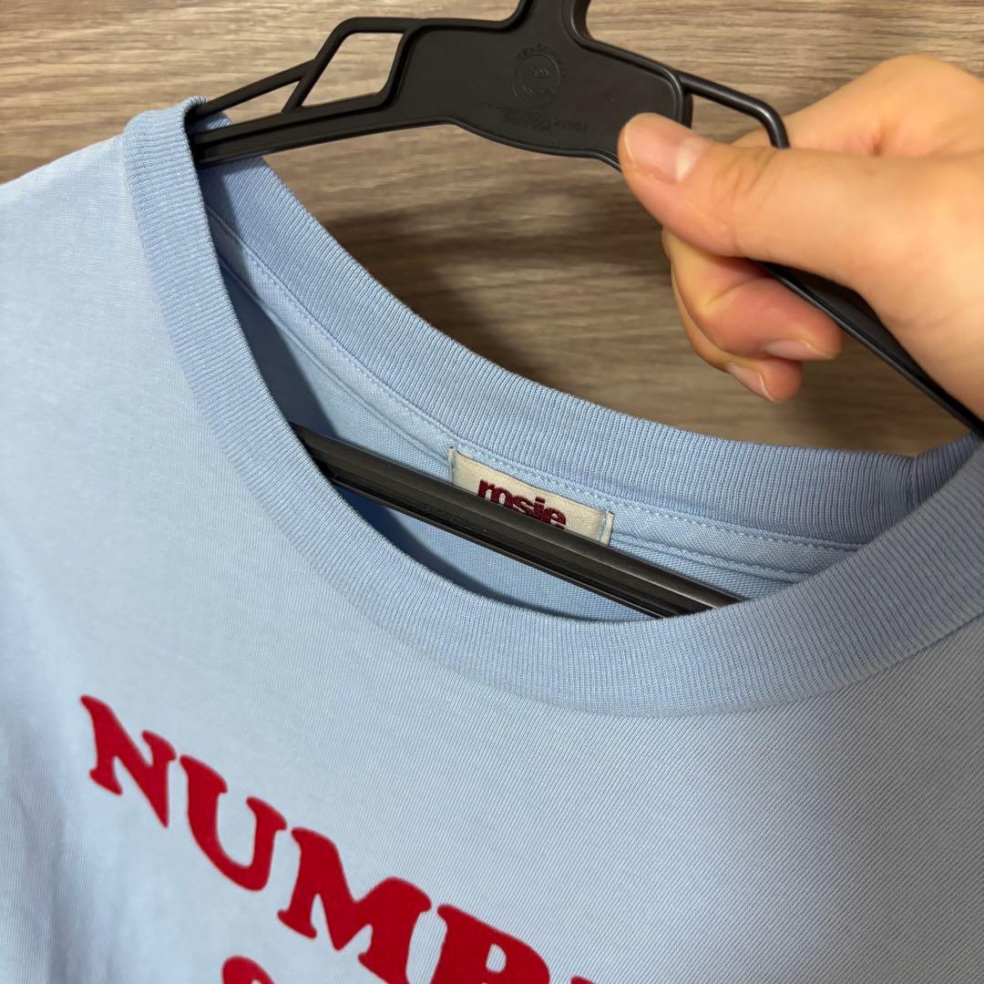 【未使用品】ROSE NUMBER ONE GIRL Tシャツ ブルー ロゼ