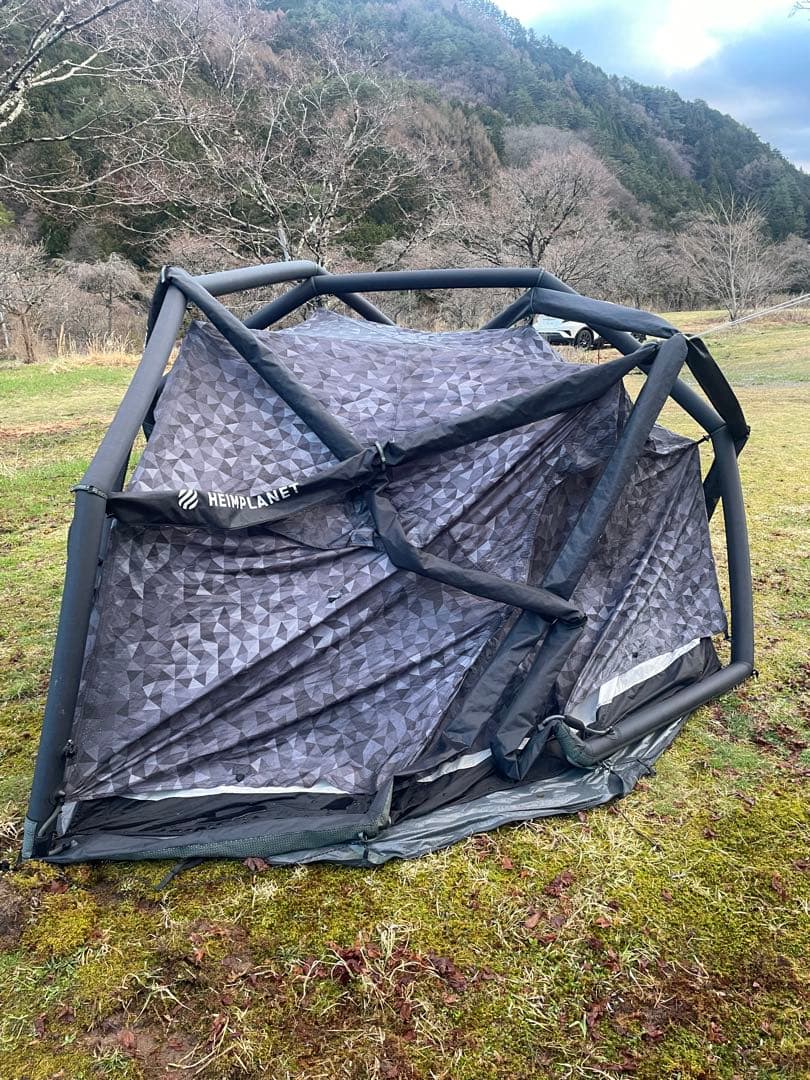 【ジャンク品】HEIMPLANET限定生産品The Cave ブラックカイロカモ