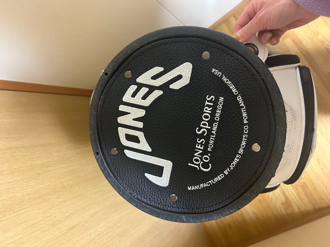 JONES キャディバッグ ベージュ　キャメル