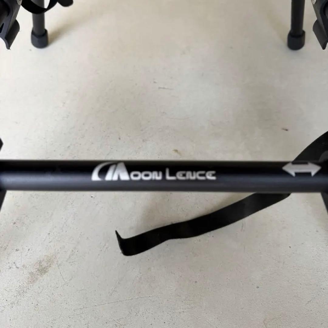Moon Lence 折りたたみ式チェア ブラック 収納バッグ付き2 個3/2迄