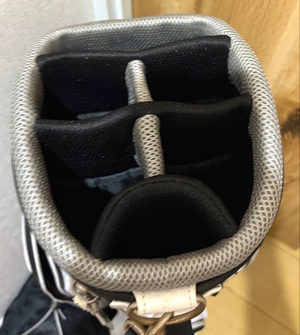【美品】Callaway ソレイル　キャディバッグ ブラック/ホワイトレディース