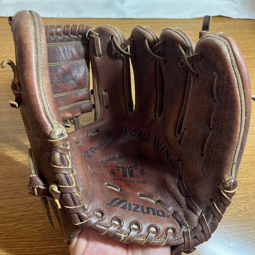 ミズノ ワールドウィン 一般軟式 グローブ グラブ 内野用 日本製 美品