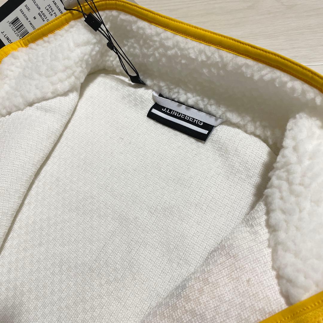 専用 J.LINDEBERG ボア ダブルジップ ミッドレイヤー ブルゾン 秋冬