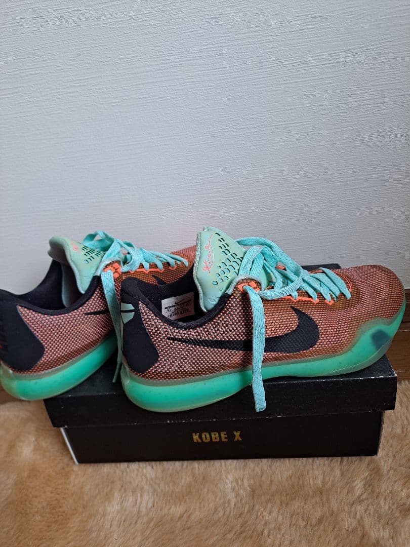 Nike Kobe X オレンジ/ミント