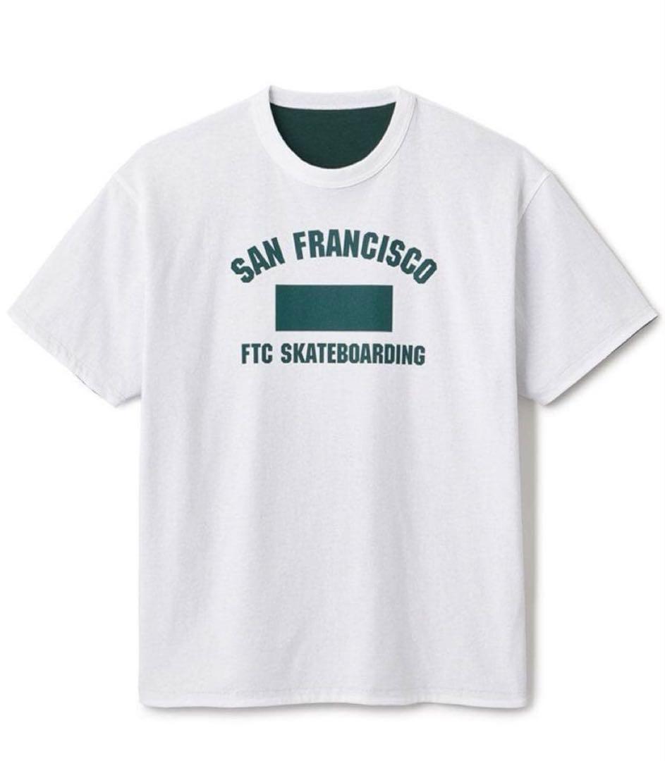 FTC REVERSIBLE TEE WHITE Tシャツ Lサイズ