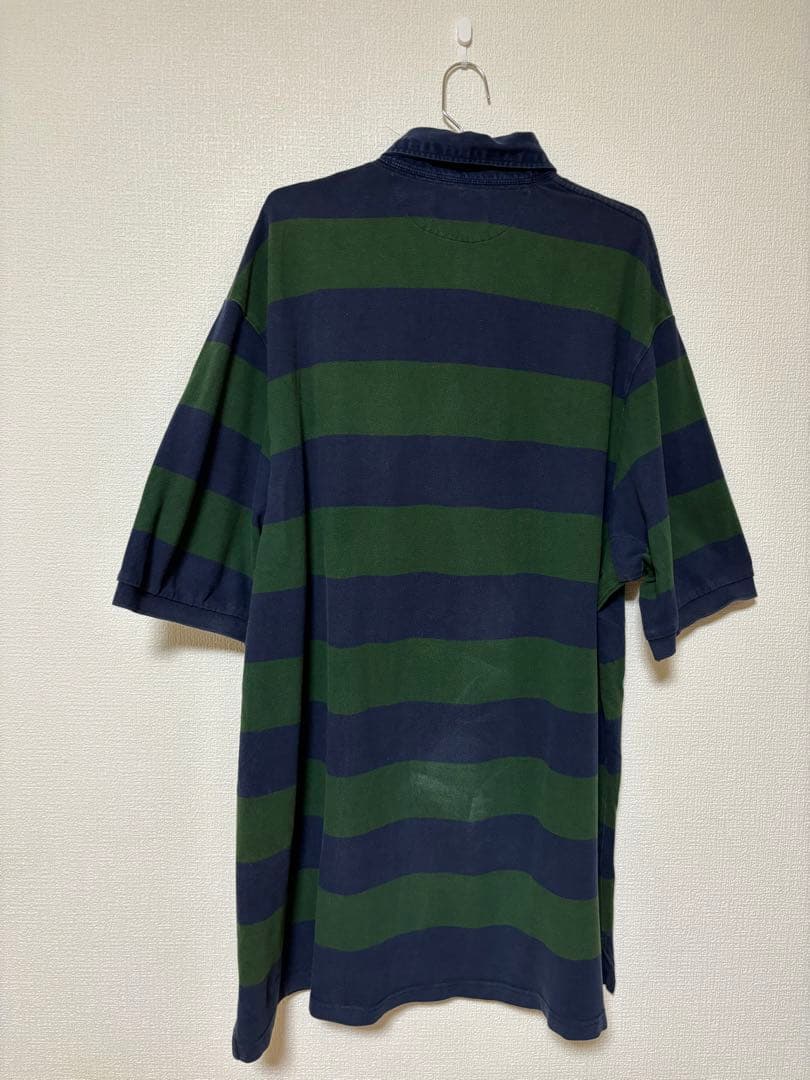 Polo Ralph Lauren 半袖シャツ ラガーシャツ ネイビー グリーン
