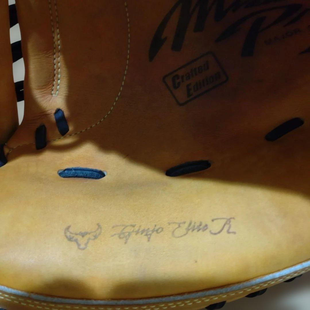 Mizuno Pro 軟式グローブ オレンジ