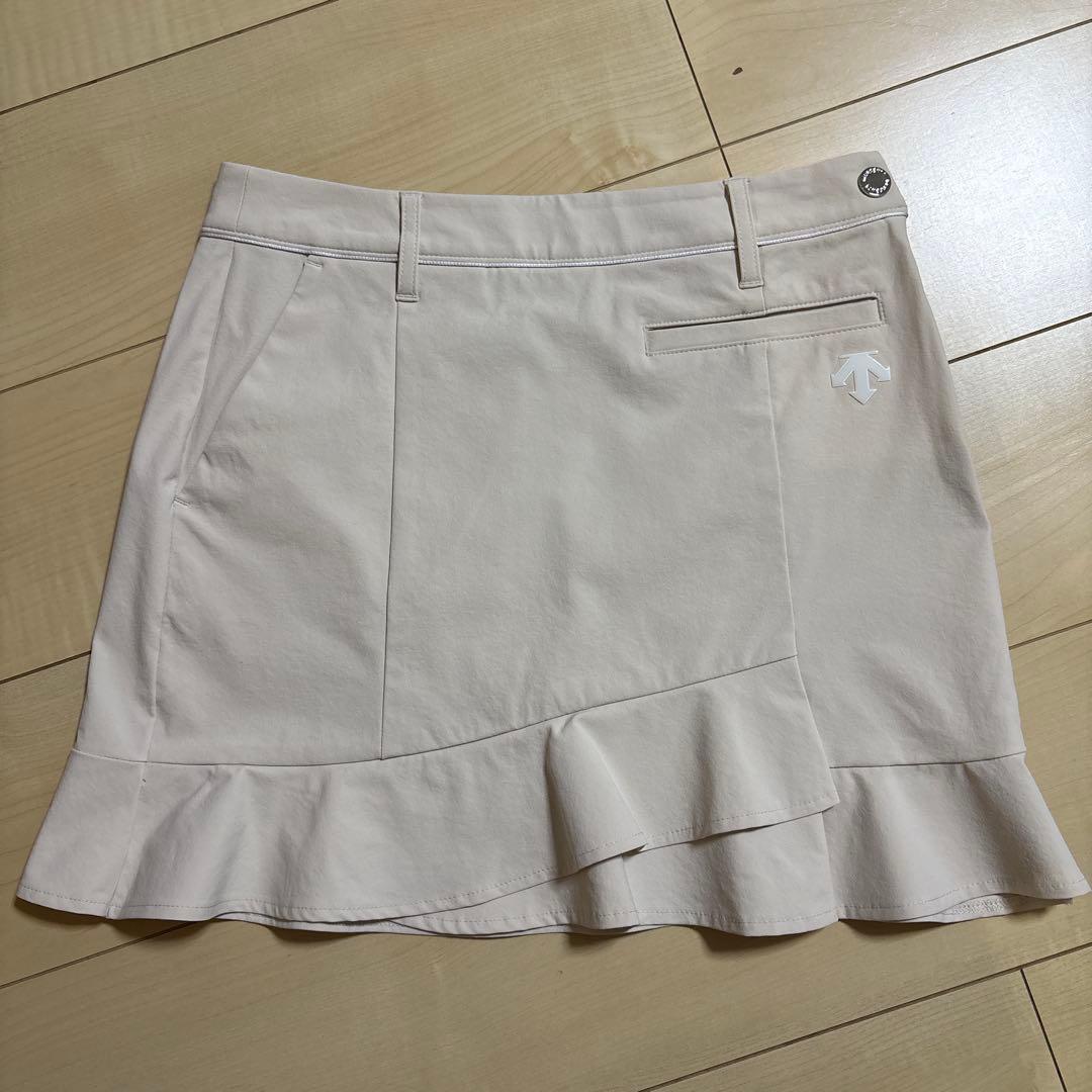 美品　DESCENTE GOLF デサントゴルフ フレアスカート　L