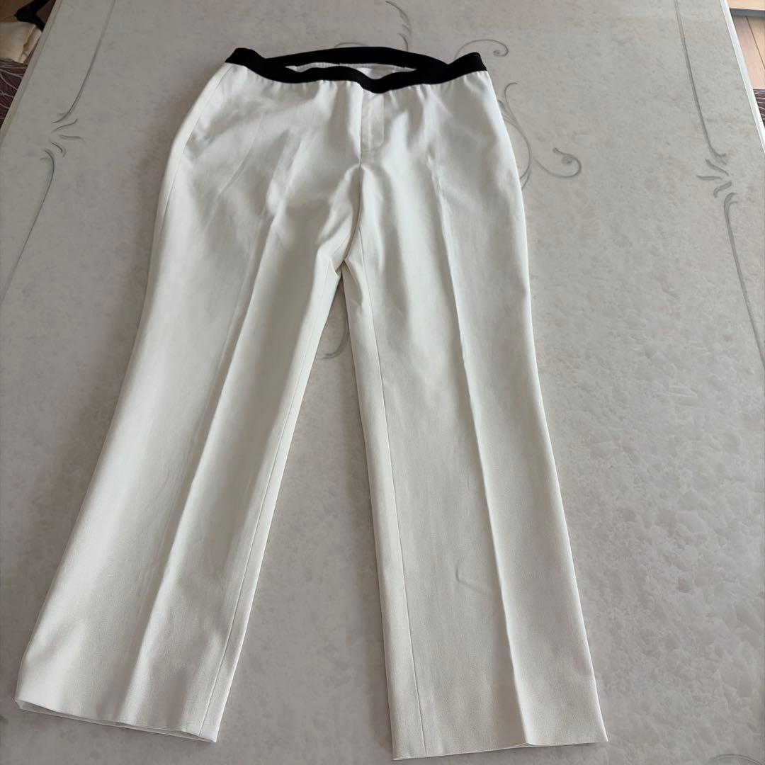 ミカコナカムラ　春夏ホワイトパンツ　40