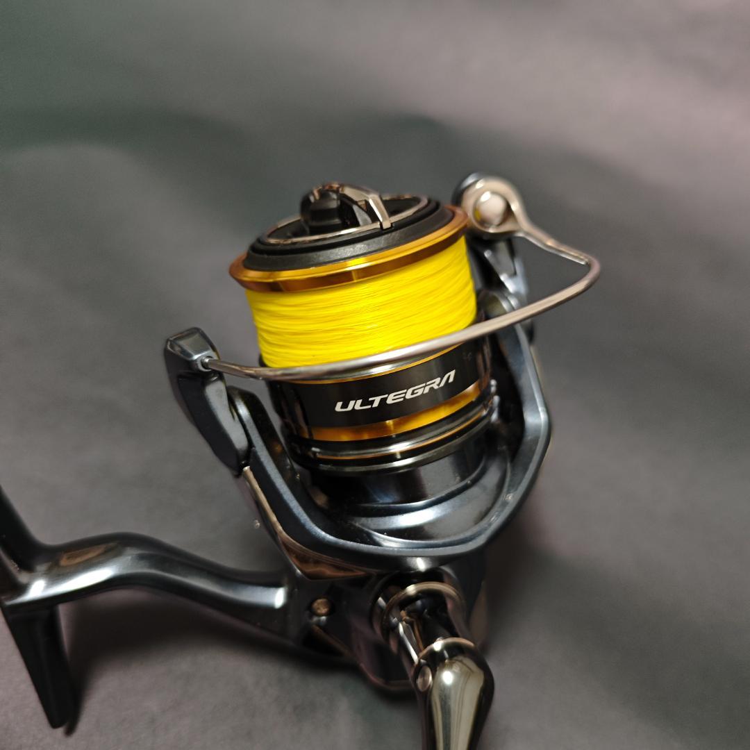 超美品SHIMANO 21アルテグラ C2000S ゴメクサスリールスタンド付き
