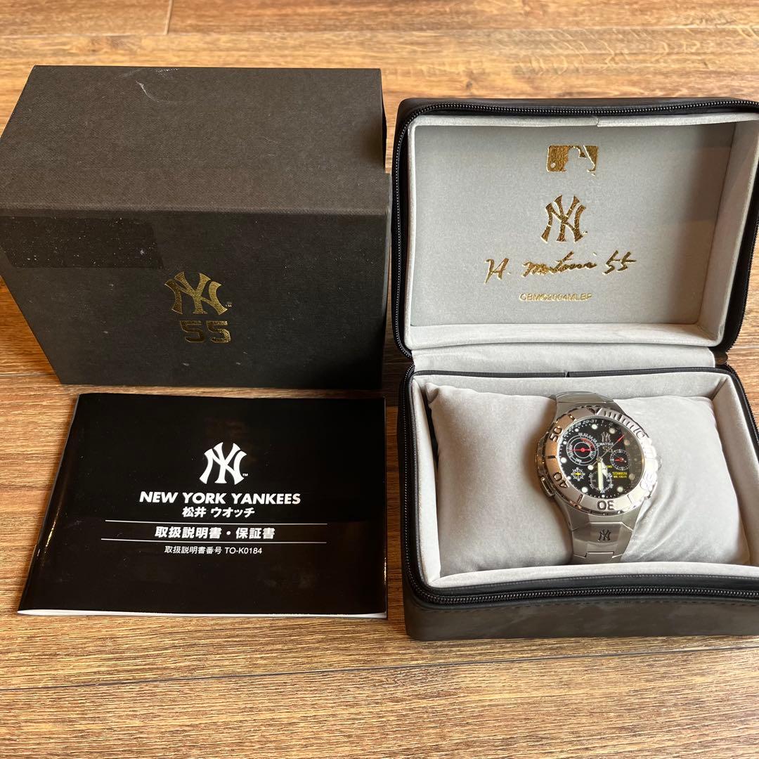 限定品✴︎ NYヤンキース メジャーリーグ公認ウォッチ 松井秀喜　2004年