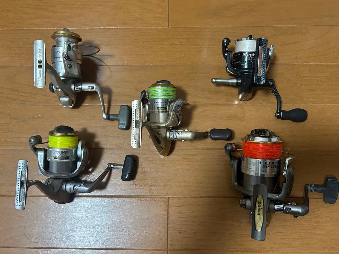スピニングリール5個セット