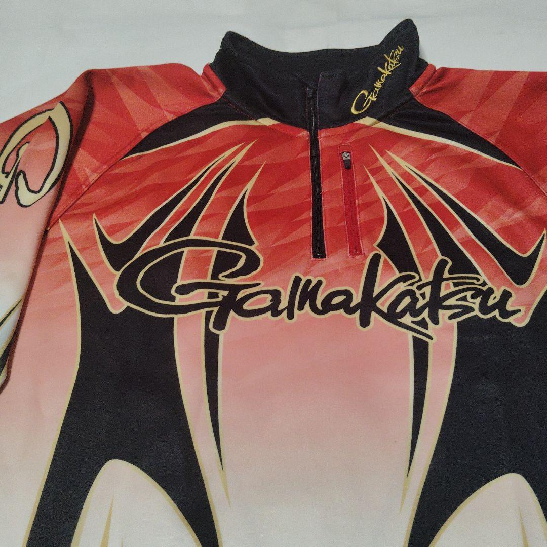 がまかつ　Gamakatsu ハーフジップ長袖　ドライシャツ　Lサイズ　美品