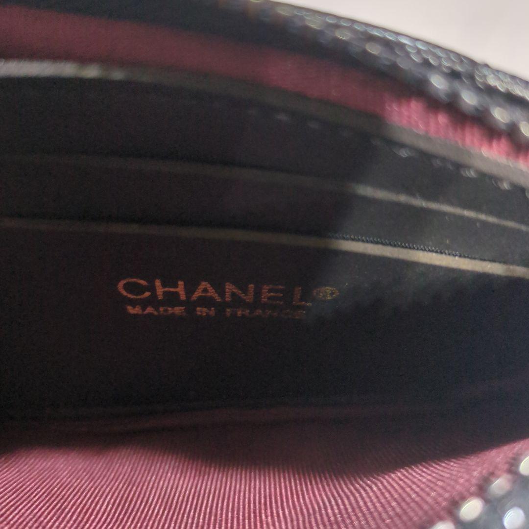 CHANEL ブラック レザー ケース