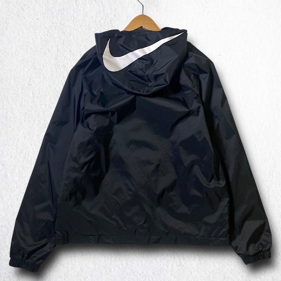 XL ナイキ NIKE ビッグロゴ ナイロン セットアップ 上下セット 黒