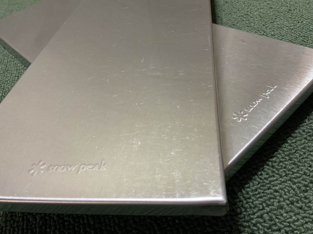 【 廃盤品・浮文字・穴なし 】リッドトレーハーフユニット スノーピーク