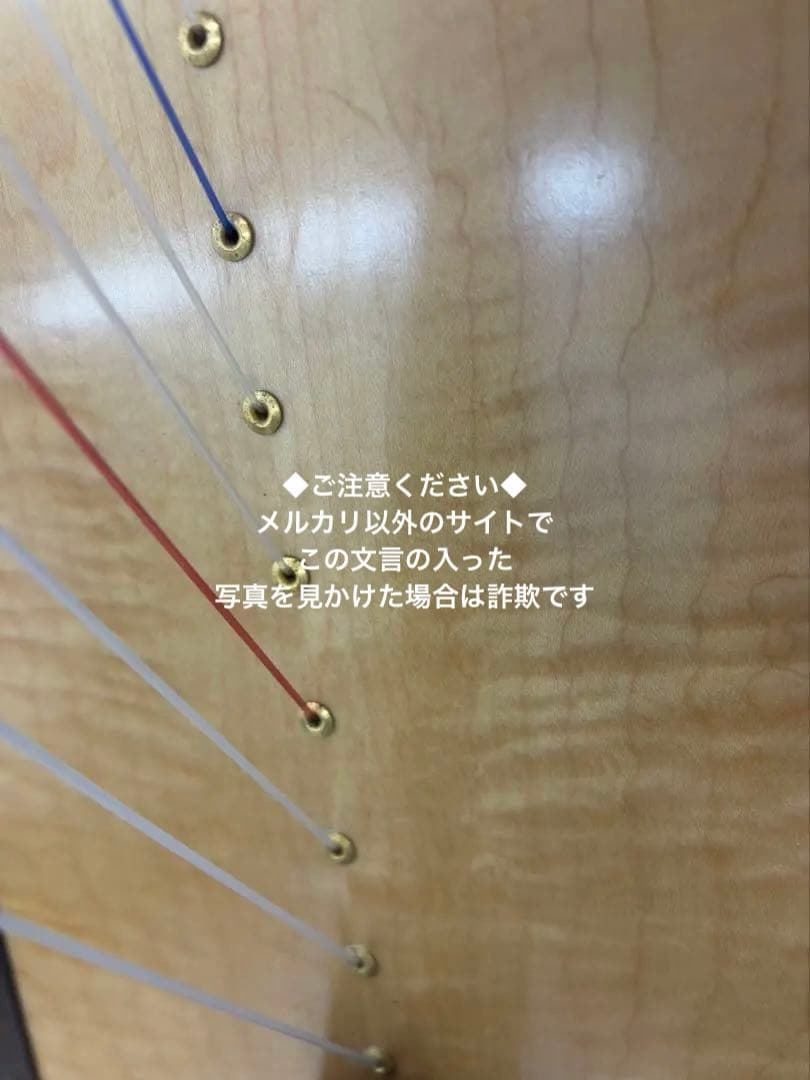 定価277,000円　青山ハープ　アオヤマ 25S サウルハープ