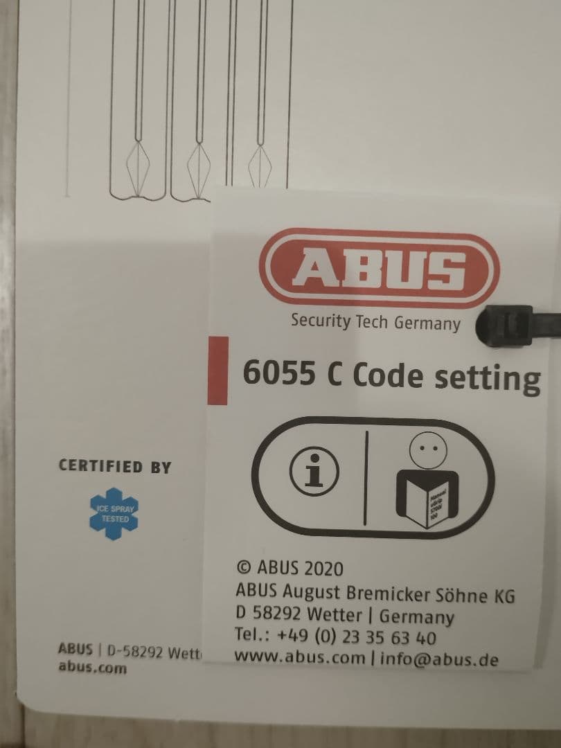 ABUS BORDO 6055C LITE 鍵・ロック 60cm