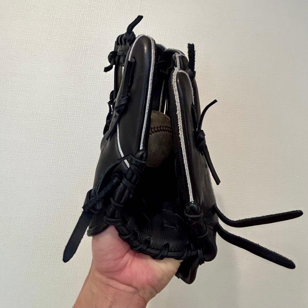 ローリングス コユニ Rawlings 型抜群 軟式グローブ 黒 超美品