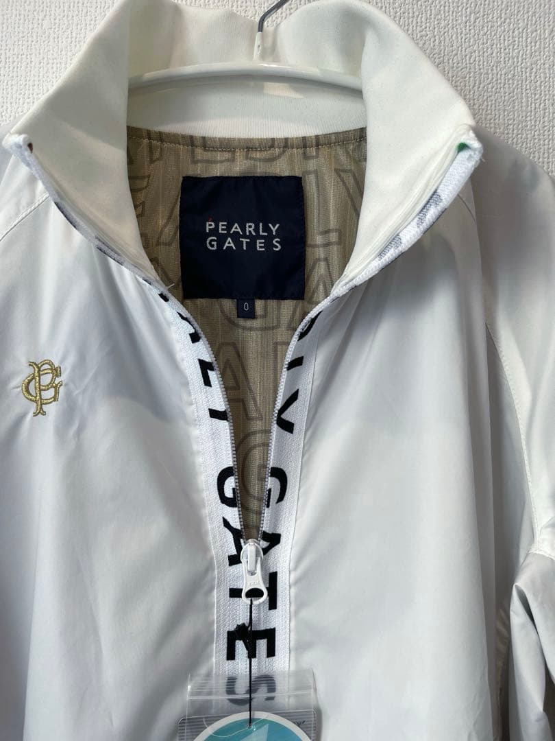 PEARLY GATES ジップアップジャケット ホワイト
