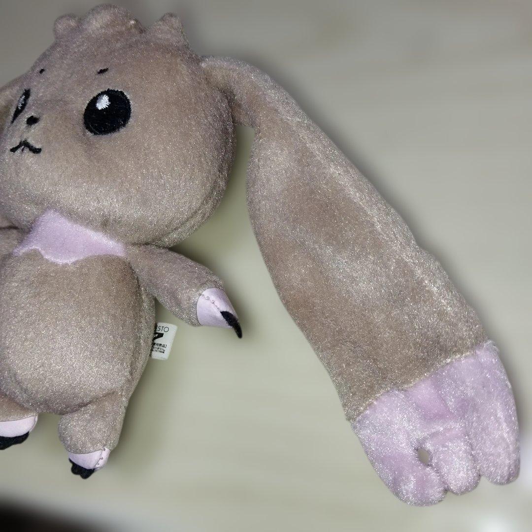 デジモンテイマーズ　ロップモン　カバンに付けられるでっかいぬいぐるみ