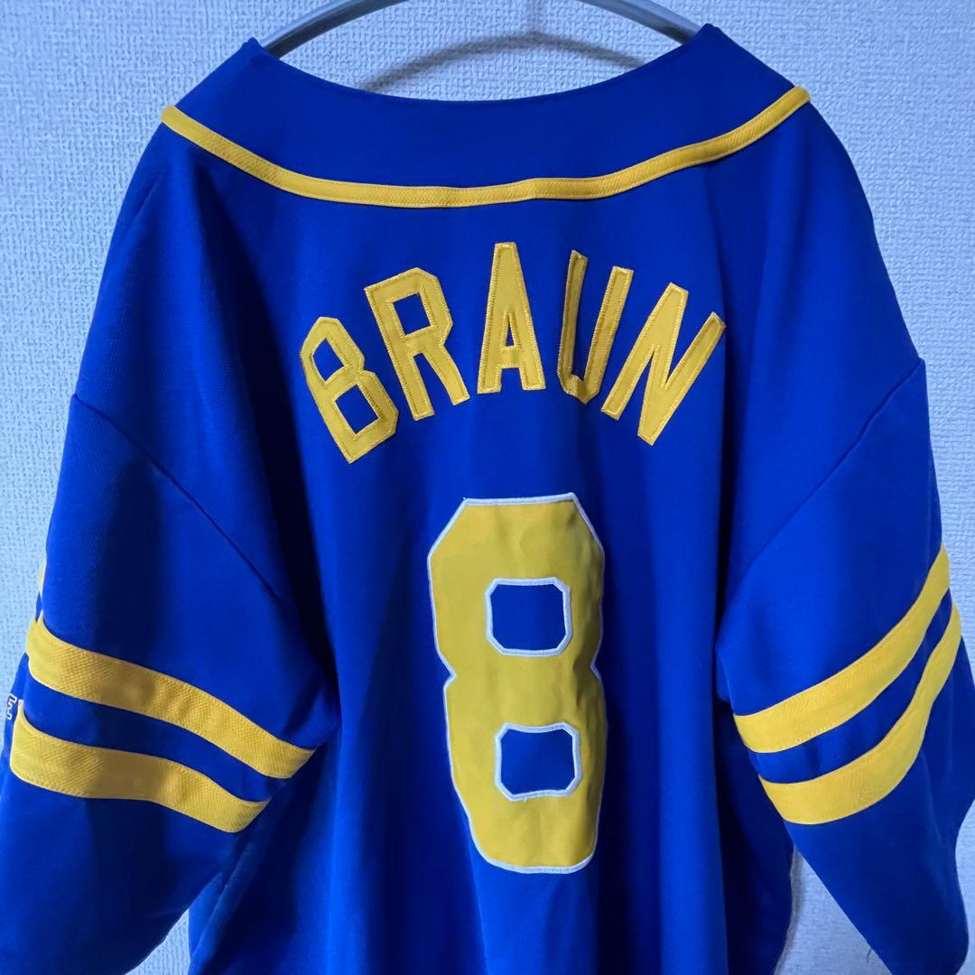MLB　ミルウォーキー・ブルワーズ　ライアン・ブラウン　ユニフォーム　背番号8