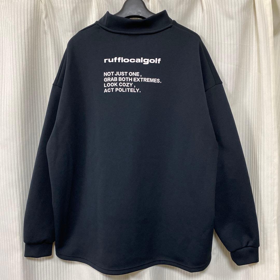 Local GOLF × RUFFLOG ローカルゴルフモックネック ブラックM