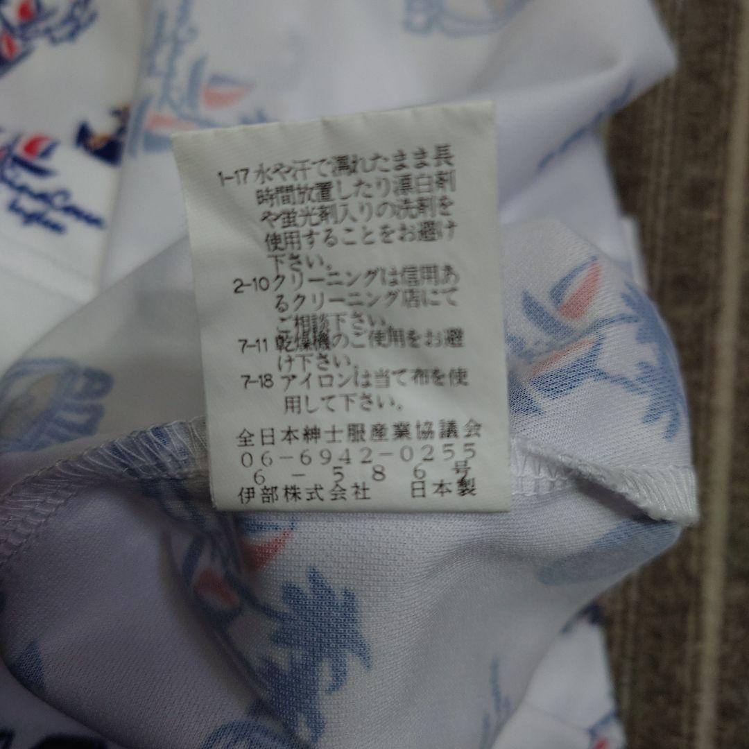 シナコバ　総柄　ポロシャツ　美品　SINA COVA　Lupo di Mare