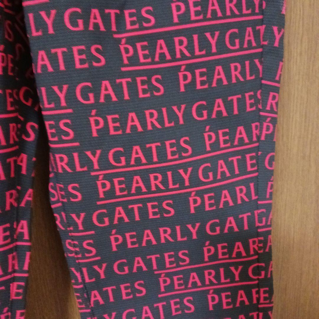 PEARLY GATES ロゴプリントパンツ