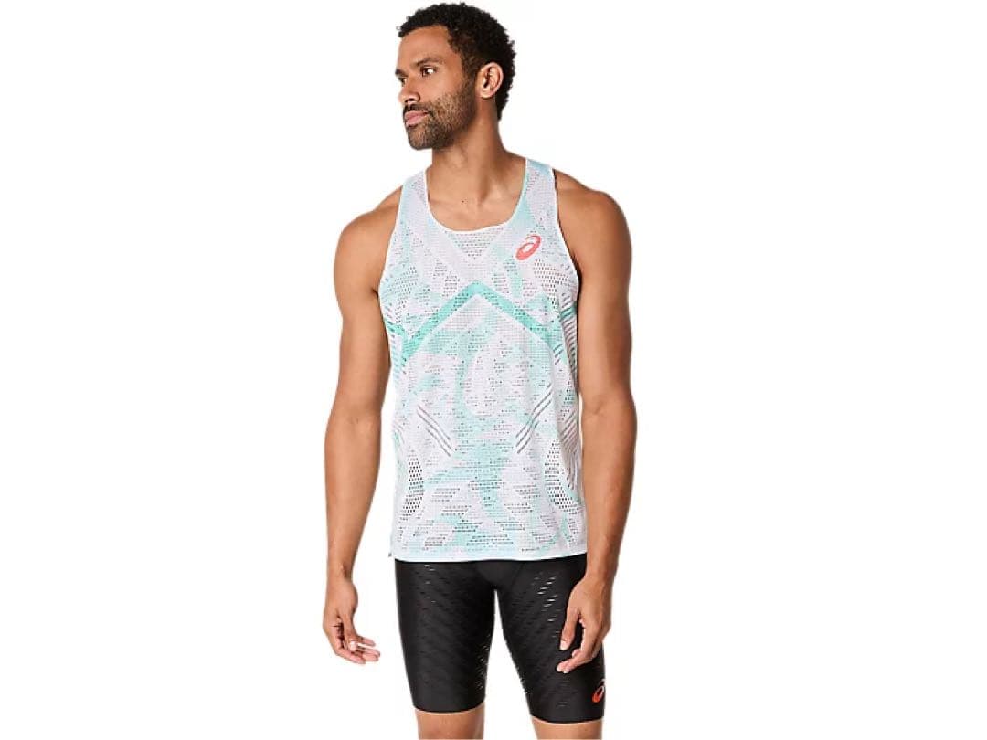 asics SPEED SINGLET & ランパン セット　　Lサイズ
