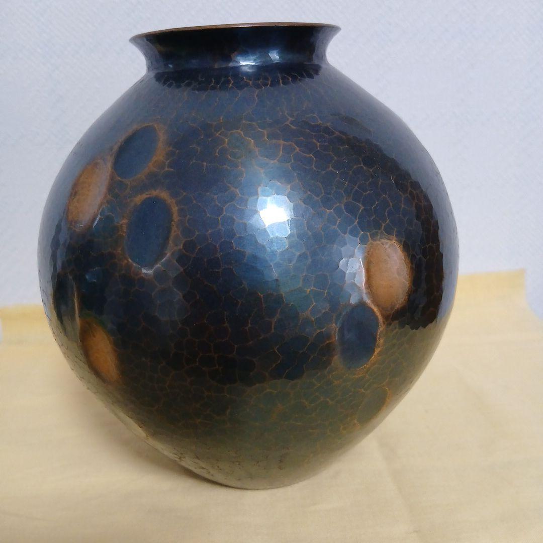 玉川堂鎚起銅器花瓶