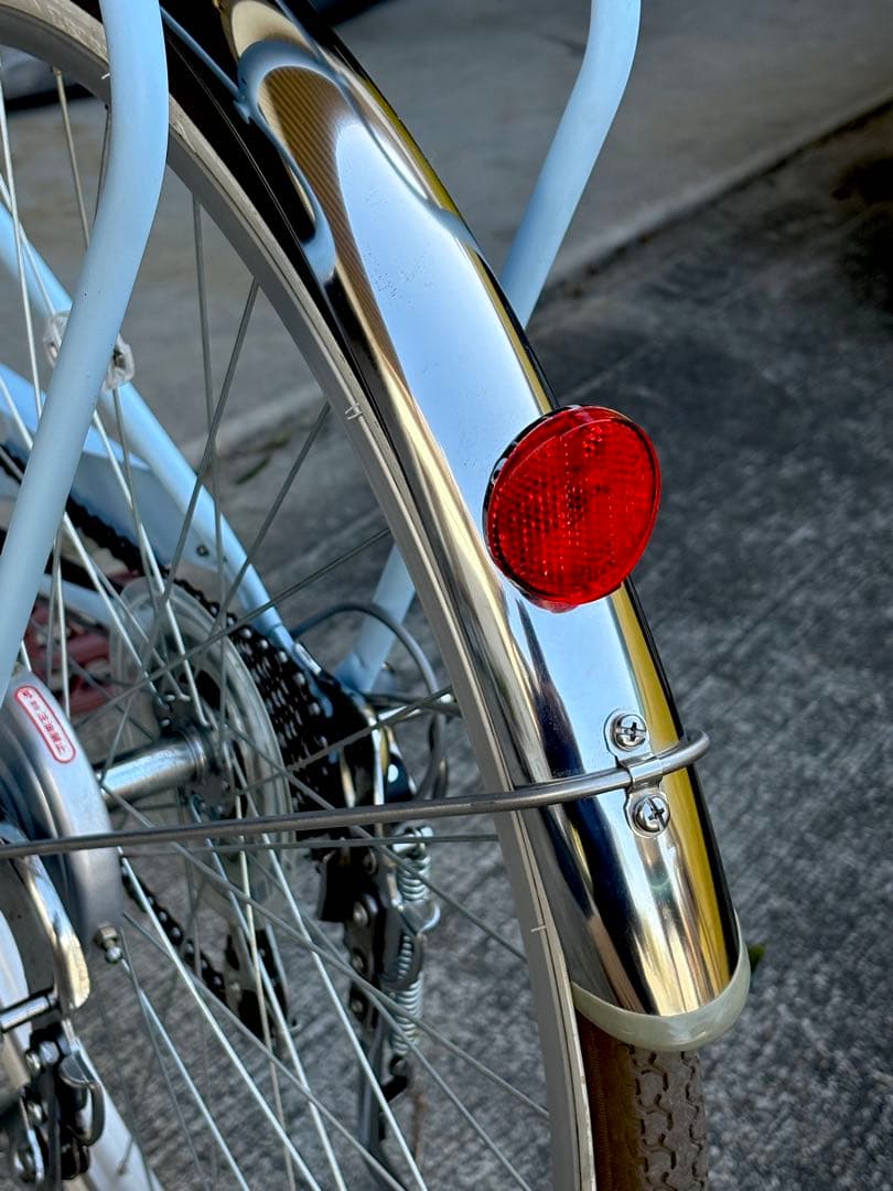 子供　自転車　6段　esse 24インチ　水色